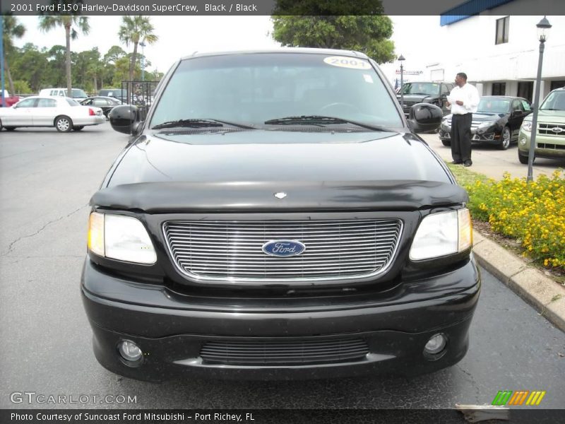 Black / Black 2001 Ford F150 Harley-Davidson SuperCrew