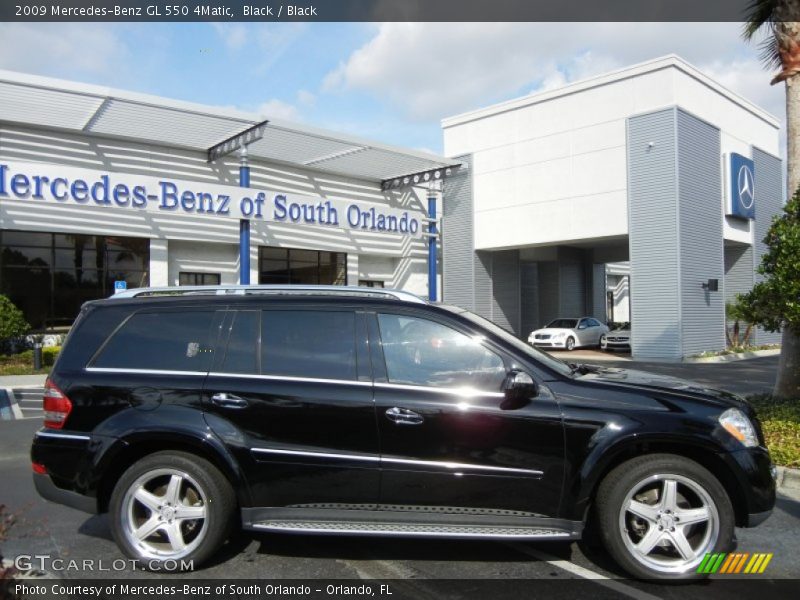 Black / Black 2009 Mercedes-Benz GL 550 4Matic
