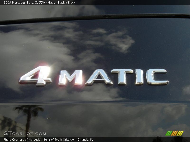 Black / Black 2009 Mercedes-Benz GL 550 4Matic