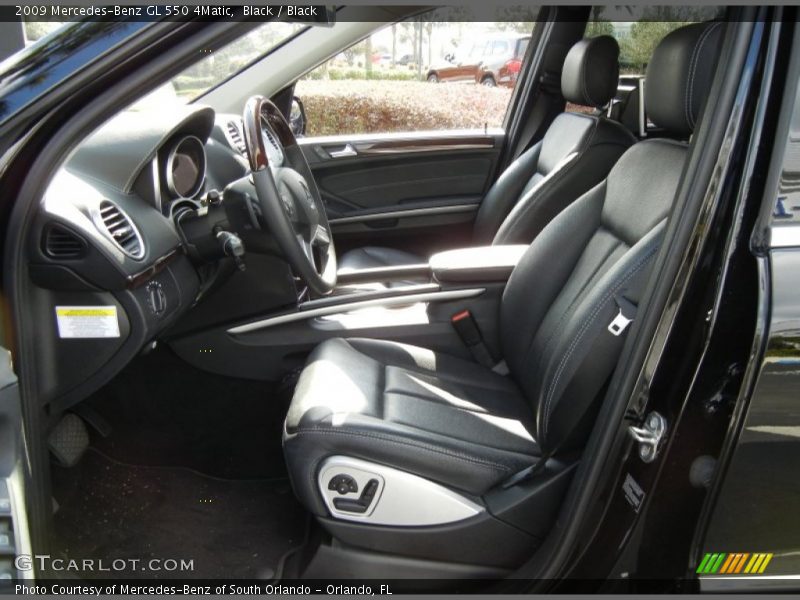 Black / Black 2009 Mercedes-Benz GL 550 4Matic