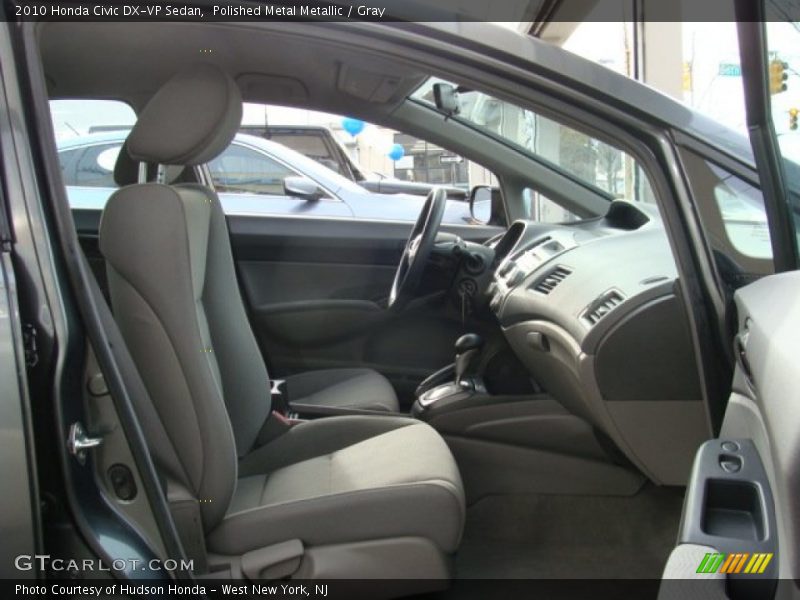 Polished Metal Metallic / Gray 2010 Honda Civic DX-VP Sedan