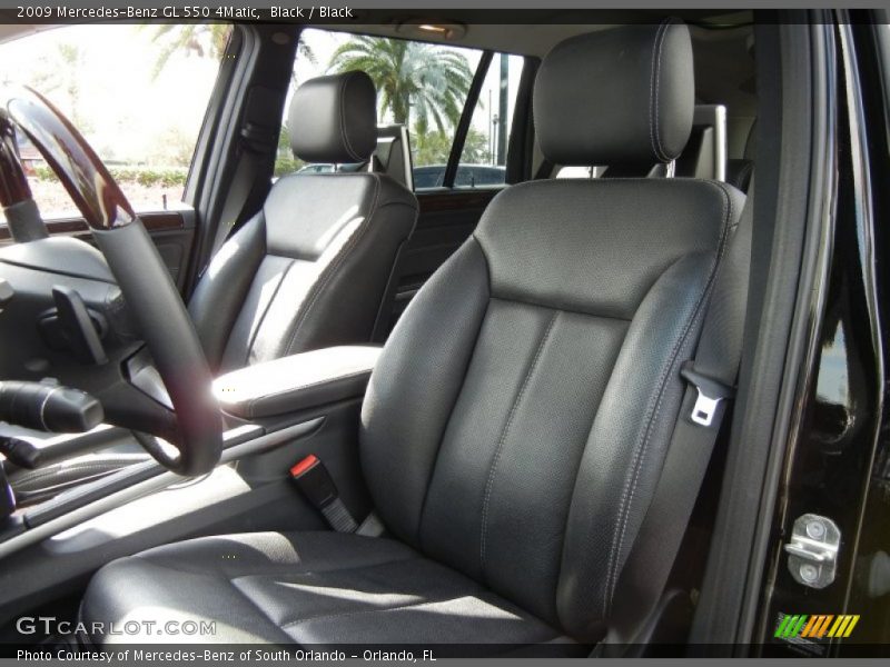 Black / Black 2009 Mercedes-Benz GL 550 4Matic