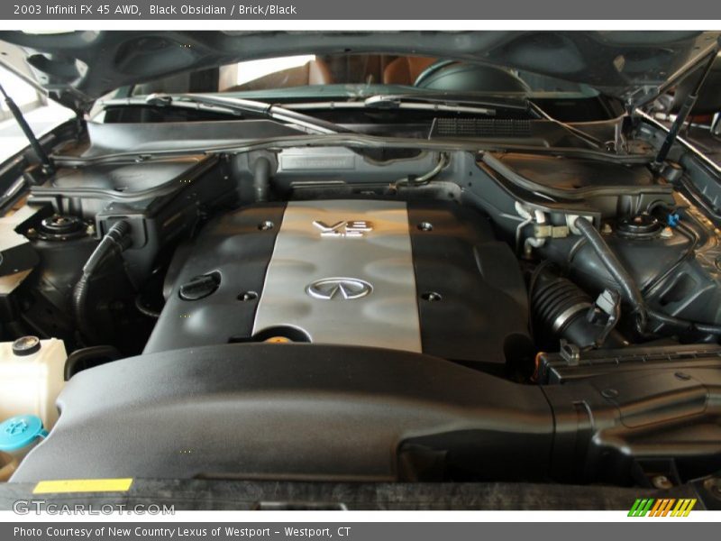Black Obsidian / Brick/Black 2003 Infiniti FX 45 AWD