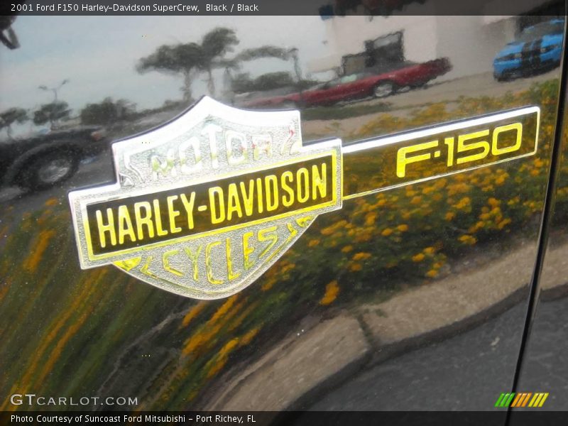 Black / Black 2001 Ford F150 Harley-Davidson SuperCrew