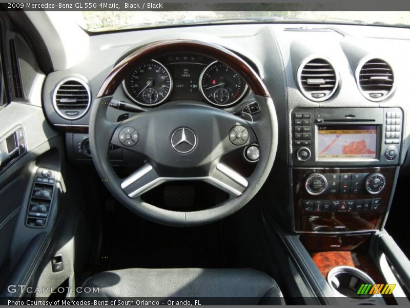 Black / Black 2009 Mercedes-Benz GL 550 4Matic