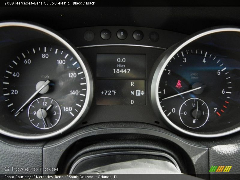 Black / Black 2009 Mercedes-Benz GL 550 4Matic