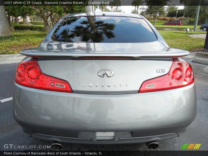 Diamond Graphite Metallic / Graphite Black 2007 Infiniti G 35 Coupe