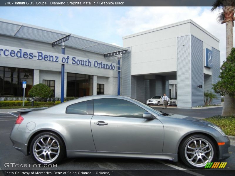 Diamond Graphite Metallic / Graphite Black 2007 Infiniti G 35 Coupe