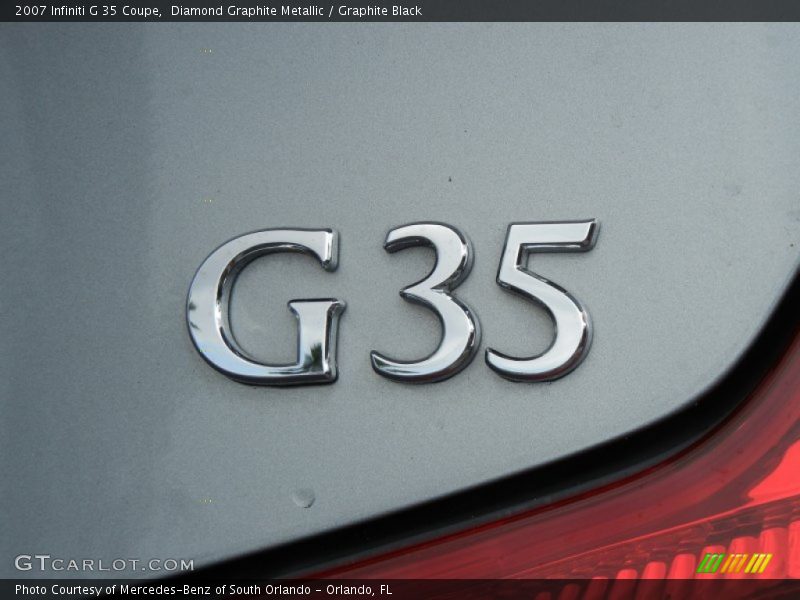 Diamond Graphite Metallic / Graphite Black 2007 Infiniti G 35 Coupe