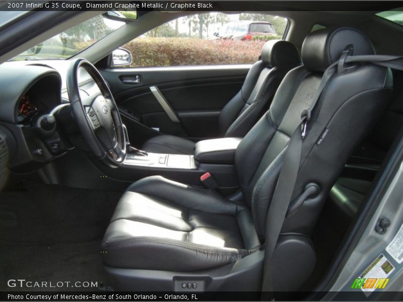 Diamond Graphite Metallic / Graphite Black 2007 Infiniti G 35 Coupe