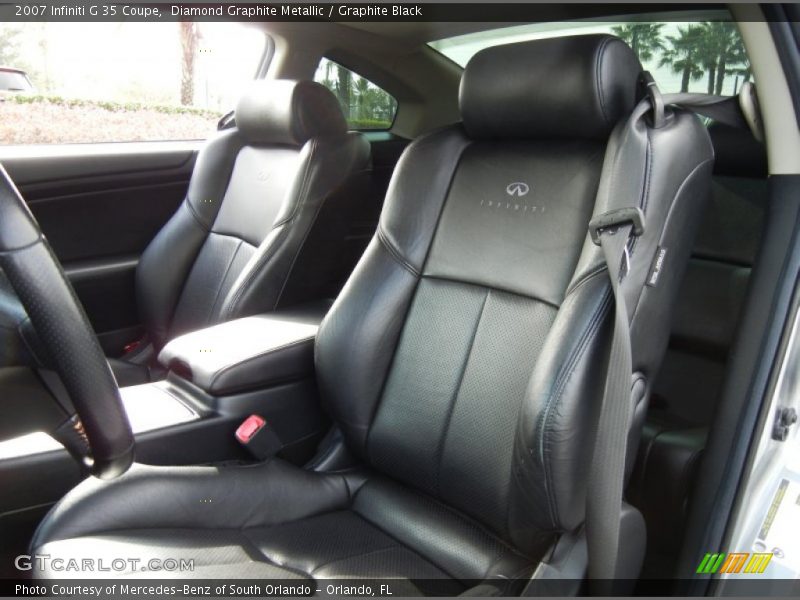 Diamond Graphite Metallic / Graphite Black 2007 Infiniti G 35 Coupe