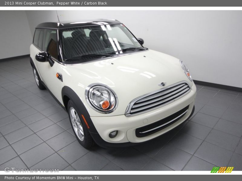 Pepper White / Carbon Black 2013 Mini Cooper Clubman