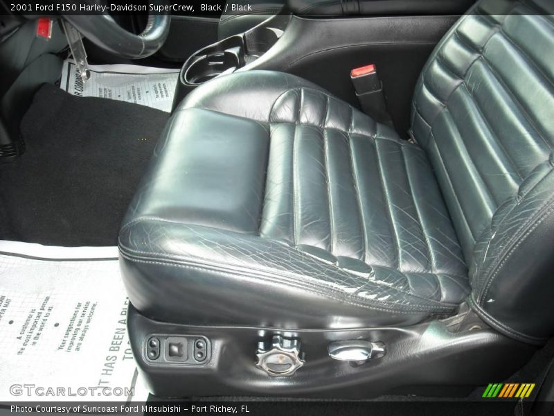 Black / Black 2001 Ford F150 Harley-Davidson SuperCrew