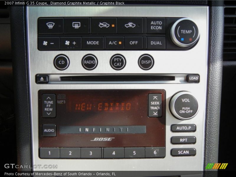 Diamond Graphite Metallic / Graphite Black 2007 Infiniti G 35 Coupe