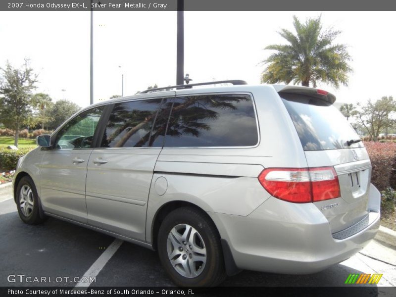 Silver Pearl Metallic / Gray 2007 Honda Odyssey EX-L