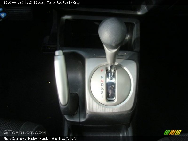 Tango Red Pearl / Gray 2010 Honda Civic LX-S Sedan
