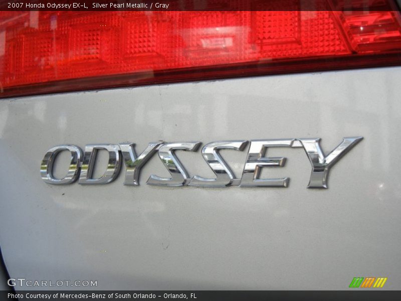 Silver Pearl Metallic / Gray 2007 Honda Odyssey EX-L
