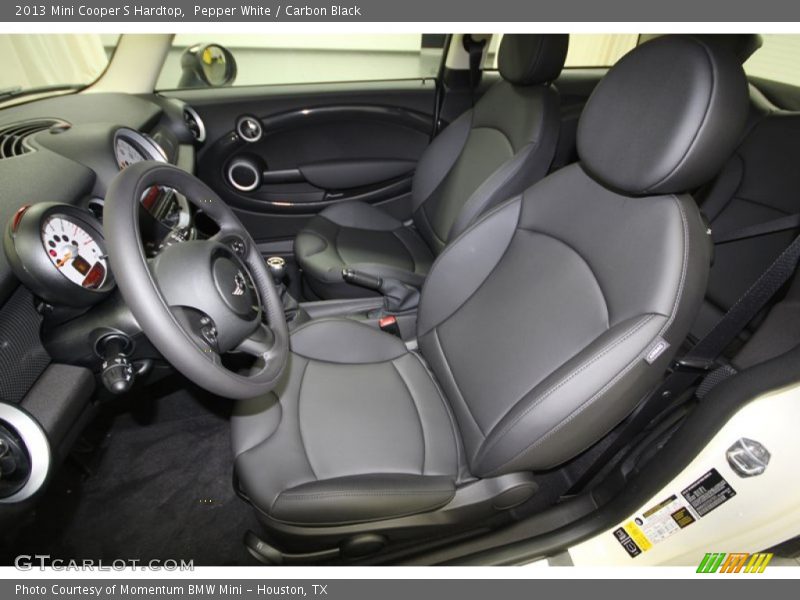 Pepper White / Carbon Black 2013 Mini Cooper S Hardtop