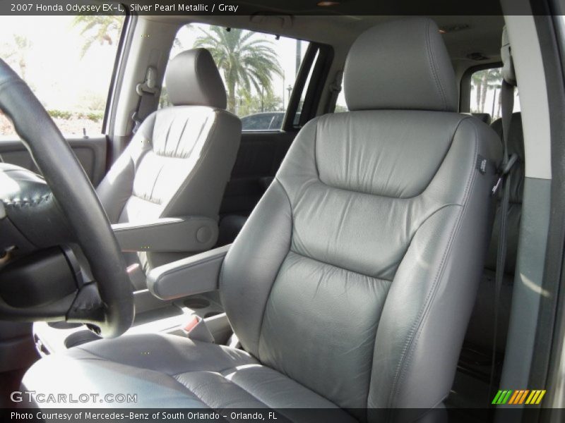Silver Pearl Metallic / Gray 2007 Honda Odyssey EX-L