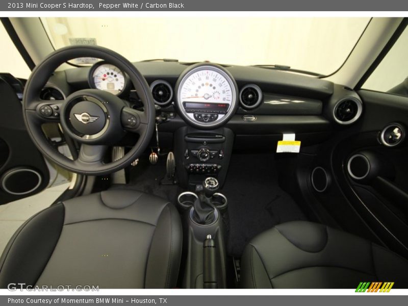 Pepper White / Carbon Black 2013 Mini Cooper S Hardtop