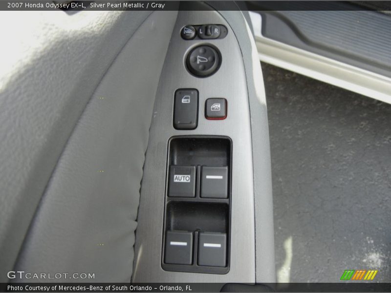 Silver Pearl Metallic / Gray 2007 Honda Odyssey EX-L