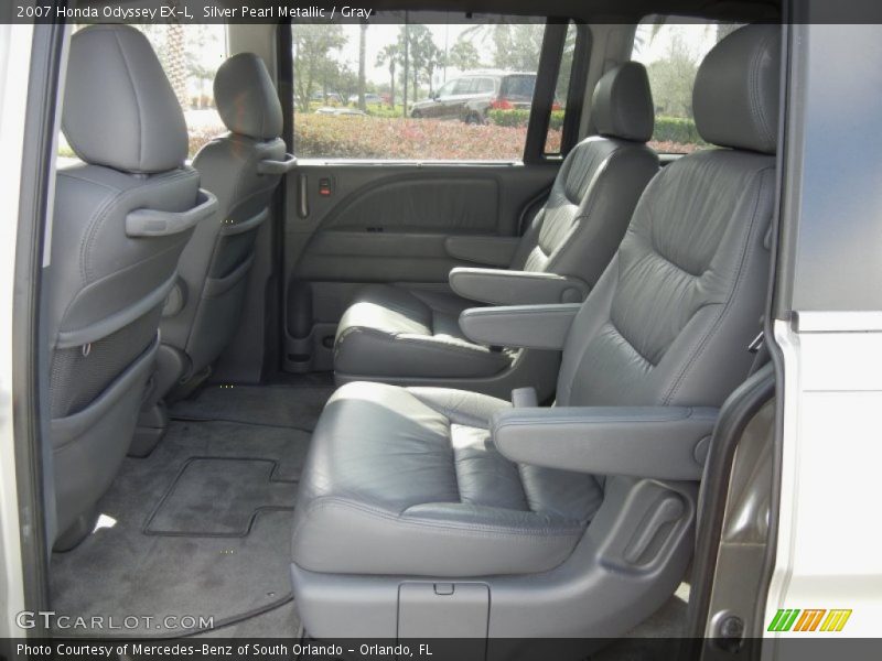 Silver Pearl Metallic / Gray 2007 Honda Odyssey EX-L