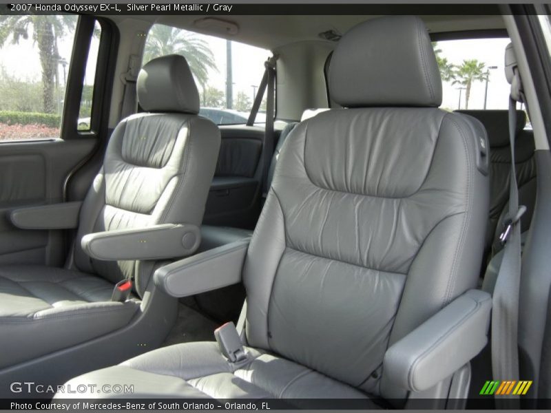 Silver Pearl Metallic / Gray 2007 Honda Odyssey EX-L