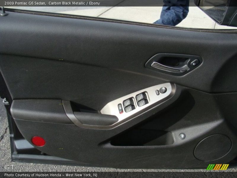 Carbon Black Metallic / Ebony 2009 Pontiac G6 Sedan