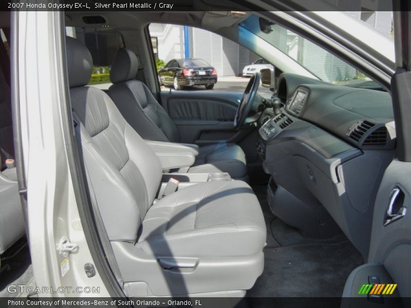 Silver Pearl Metallic / Gray 2007 Honda Odyssey EX-L