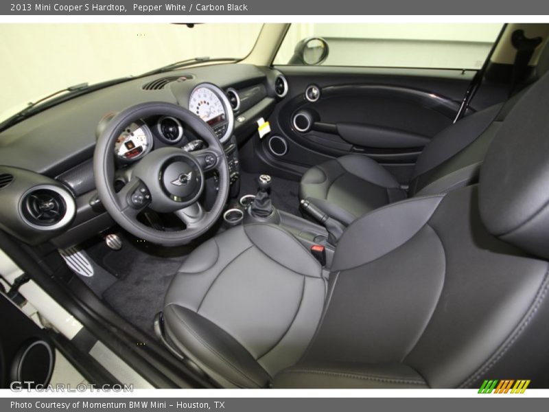 Pepper White / Carbon Black 2013 Mini Cooper S Hardtop