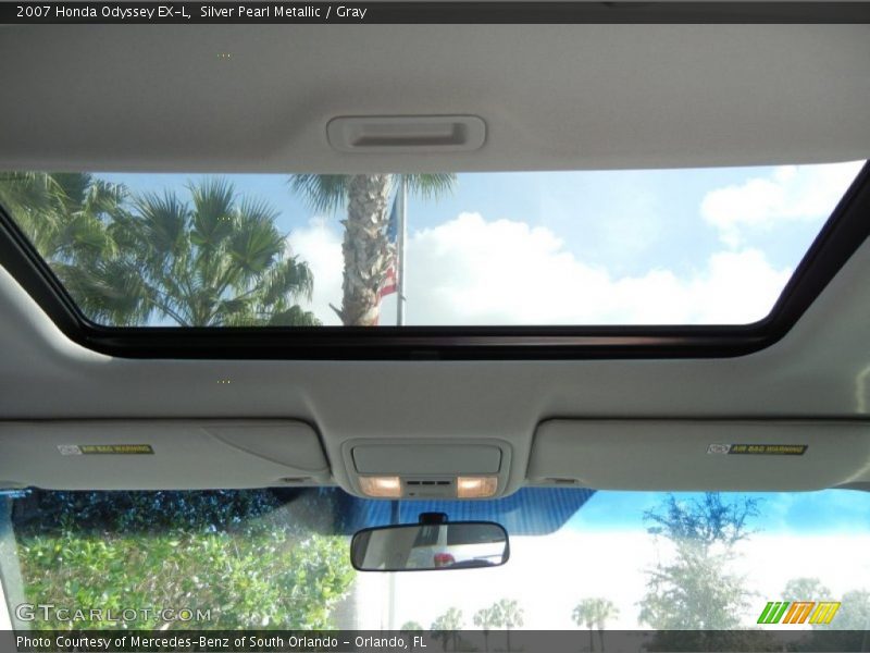 Silver Pearl Metallic / Gray 2007 Honda Odyssey EX-L