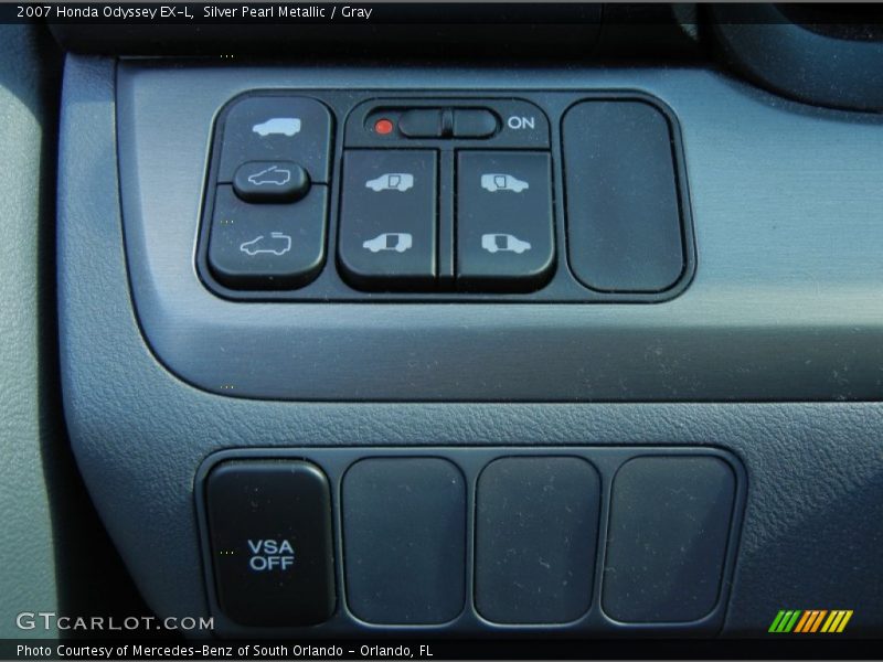 Silver Pearl Metallic / Gray 2007 Honda Odyssey EX-L