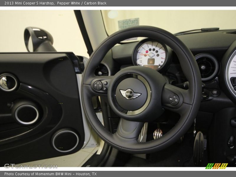 Pepper White / Carbon Black 2013 Mini Cooper S Hardtop