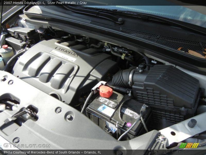Silver Pearl Metallic / Gray 2007 Honda Odyssey EX-L