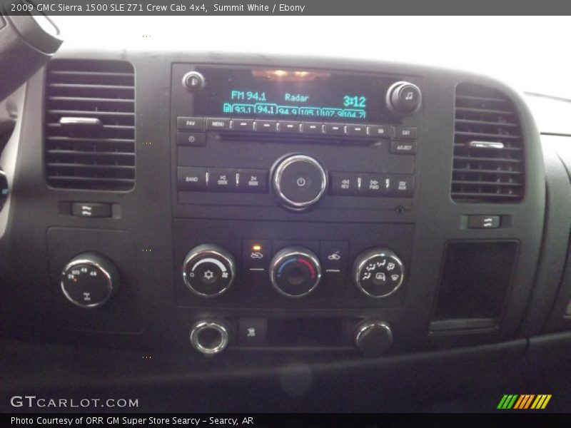 Summit White / Ebony 2009 GMC Sierra 1500 SLE Z71 Crew Cab 4x4