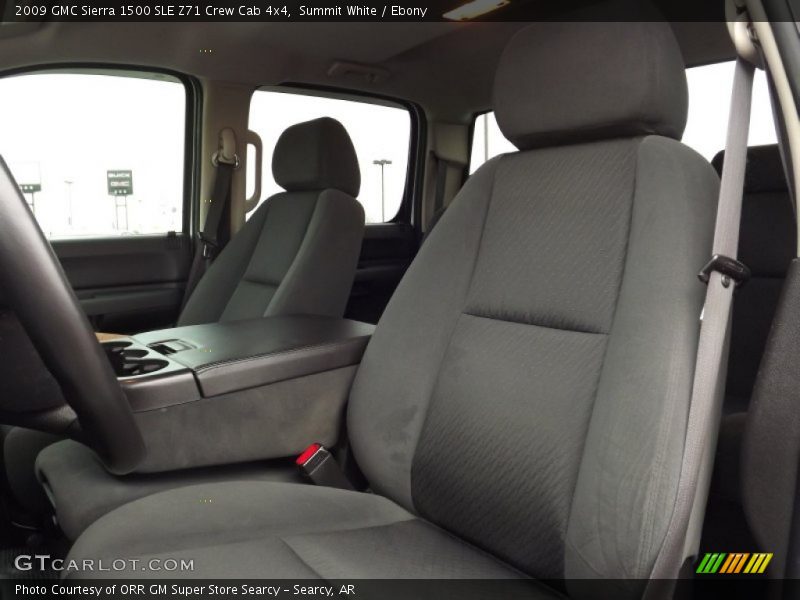 Summit White / Ebony 2009 GMC Sierra 1500 SLE Z71 Crew Cab 4x4