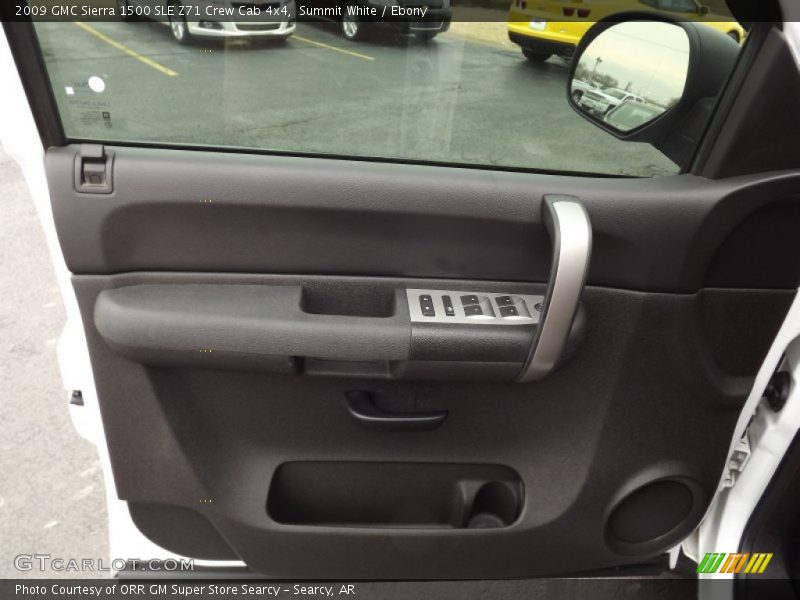 Summit White / Ebony 2009 GMC Sierra 1500 SLE Z71 Crew Cab 4x4
