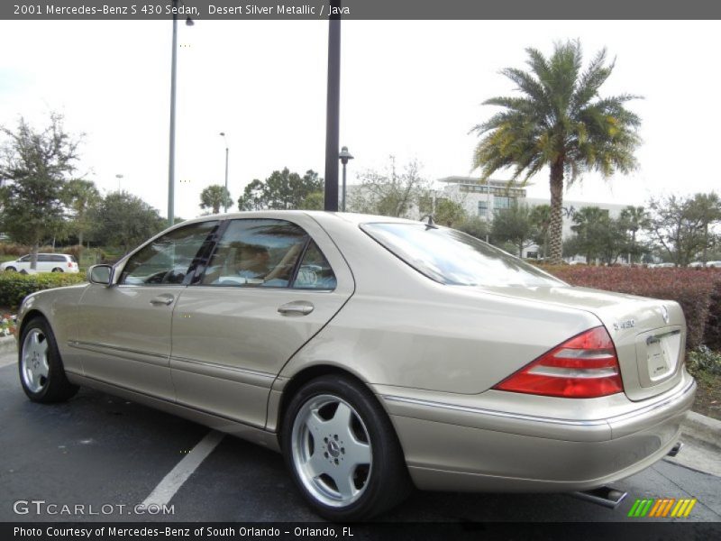 Desert Silver Metallic / Java 2001 Mercedes-Benz S 430 Sedan