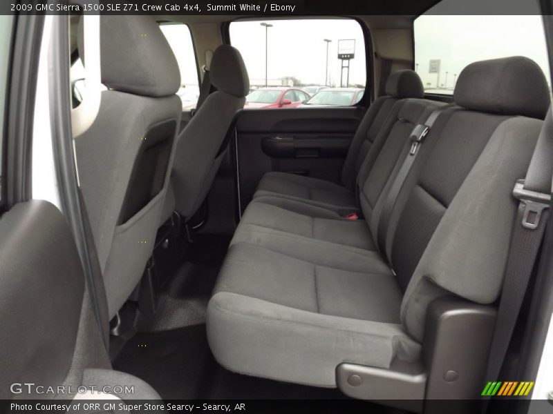 Summit White / Ebony 2009 GMC Sierra 1500 SLE Z71 Crew Cab 4x4