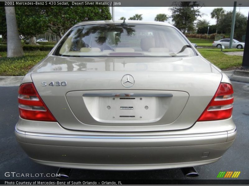Desert Silver Metallic / Java 2001 Mercedes-Benz S 430 Sedan