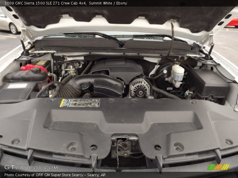 Summit White / Ebony 2009 GMC Sierra 1500 SLE Z71 Crew Cab 4x4