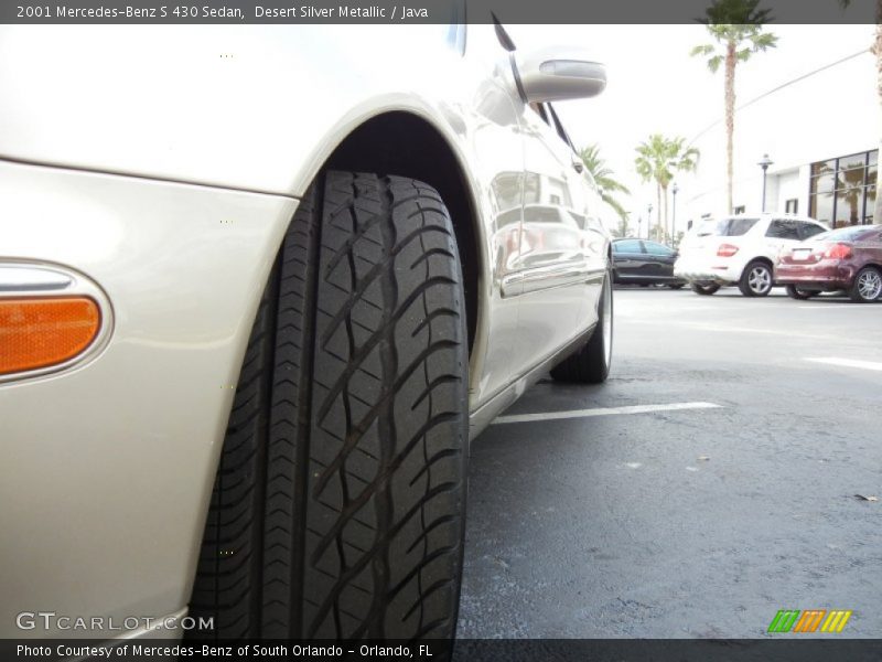 Desert Silver Metallic / Java 2001 Mercedes-Benz S 430 Sedan