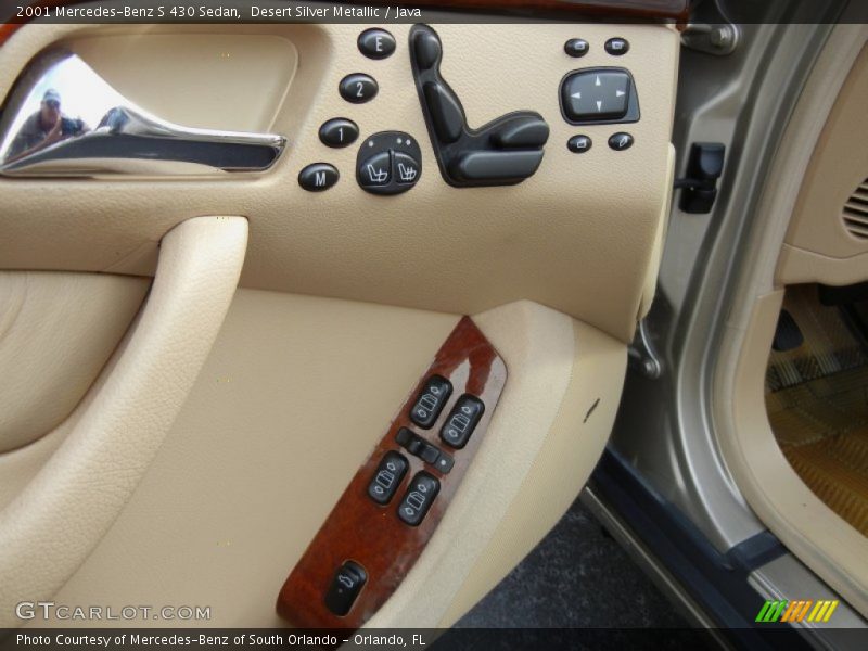Desert Silver Metallic / Java 2001 Mercedes-Benz S 430 Sedan