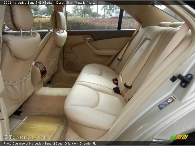 Desert Silver Metallic / Java 2001 Mercedes-Benz S 430 Sedan