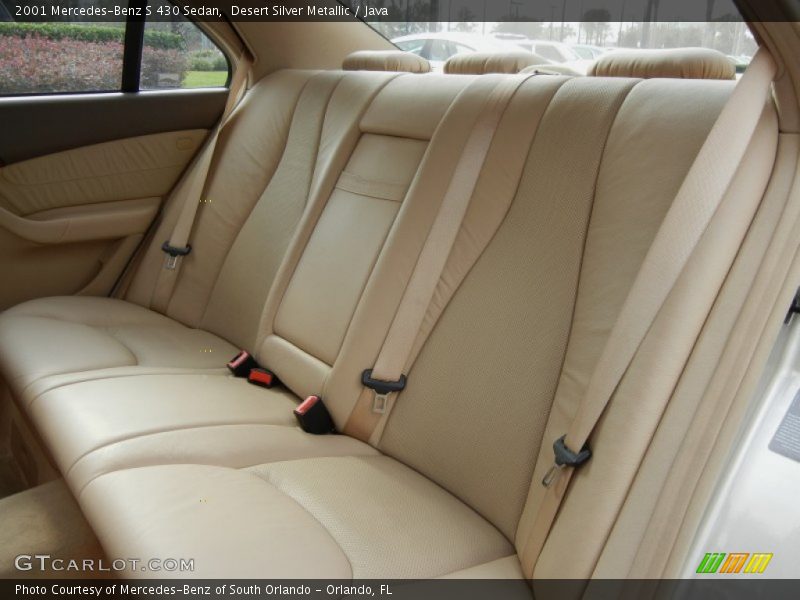 Desert Silver Metallic / Java 2001 Mercedes-Benz S 430 Sedan
