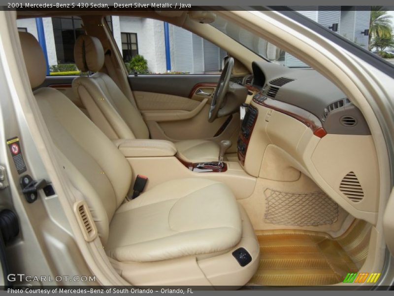 Desert Silver Metallic / Java 2001 Mercedes-Benz S 430 Sedan