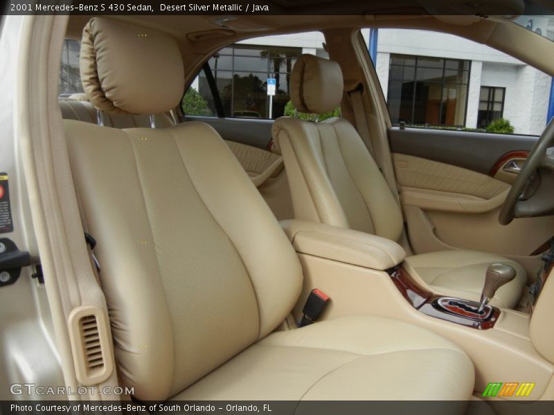 Desert Silver Metallic / Java 2001 Mercedes-Benz S 430 Sedan