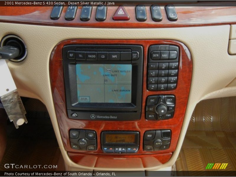 Desert Silver Metallic / Java 2001 Mercedes-Benz S 430 Sedan