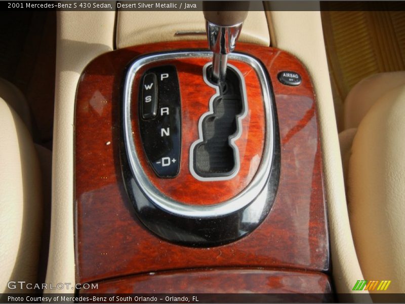 Desert Silver Metallic / Java 2001 Mercedes-Benz S 430 Sedan