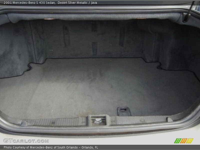 Desert Silver Metallic / Java 2001 Mercedes-Benz S 430 Sedan